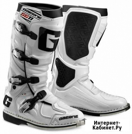 Мотоботы Gaerne SG11 white мотокросс / эндуро Новосибирск - изображение 1
