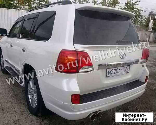 Спойлер Toyota Land Cruiser 200 верхний серебро Краснодар - изображение 1