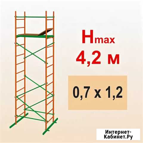Вышка тура 0,7х1,2х4,2м. Полный комплект Клин - изображение 1