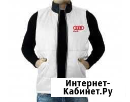 Жилетка Ауди Audi утеплённая белая Казань - изображение 1