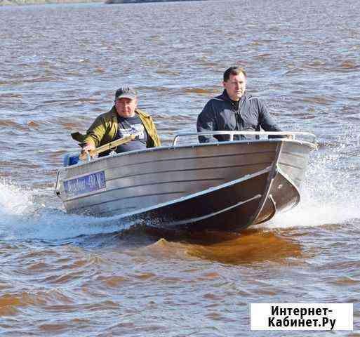 Новая моторная лодка Wyatboat 430 румпельная Уфа