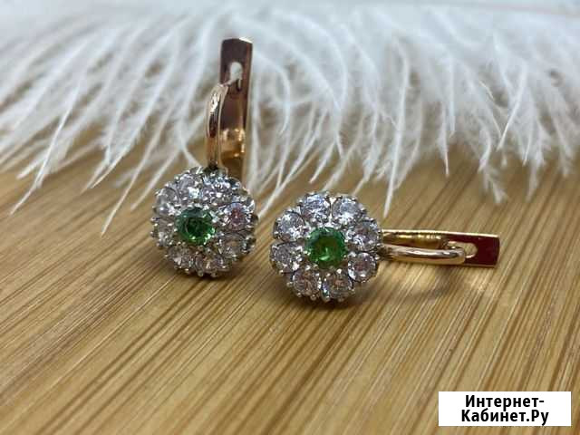 Серьги золотые (Батумская) Нижний Новгород - изображение 1