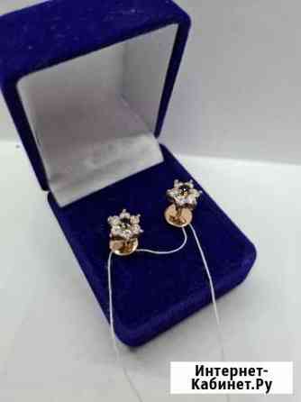 Л.М.Серьги золото 585 пр 2.55 гр Липецк