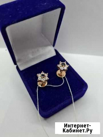 Л.М.Серьги золото 585 пр 2.55 гр Липецк - изображение 1