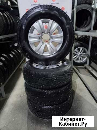 К-т колес зима R16 245/70 Cordiant+диски 6*139,7 Ульяновск - изображение 1