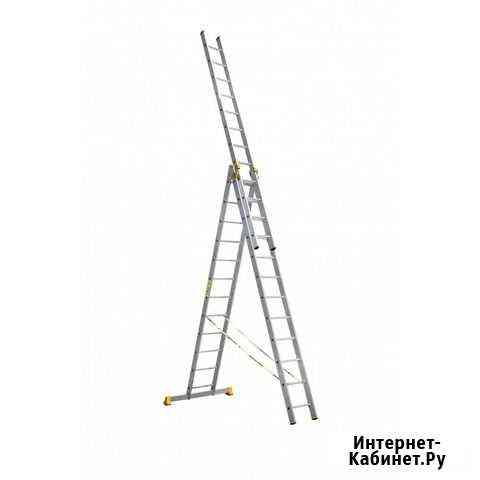 Лестница Алюмет 3*12 алюминиевая профессиональная Ижевск