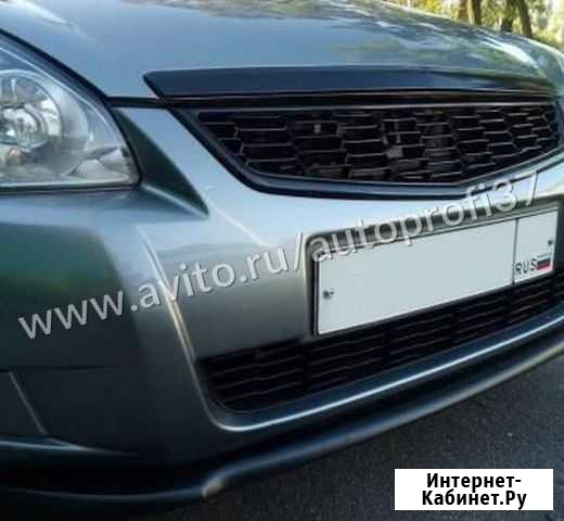 Решетка Приора-2 соты Черный Лак Иваново - изображение 1