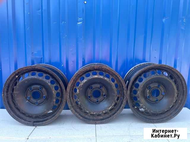 Диски штампованные R15 / 5x112 J6 45ET DIA57.1 Нижний Новгород - изображение 1