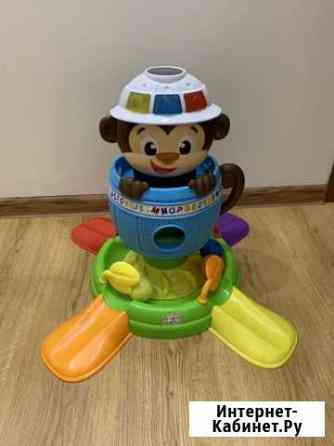 Развивающая игрушка Обезьяна в бочке Мурманск