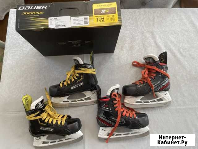 Коньки Bauer supreme 2s yth Размер 11.5 (30 размер Балашиха - изображение 1
