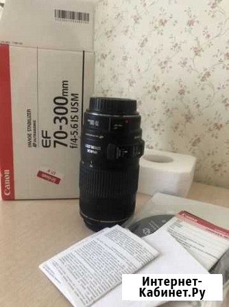 Canon EF 70-300mm f/4.0-5.6 IS USM Кострома - изображение 1