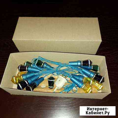 Гирлянда СССР Польский фонарик Старый Оскол