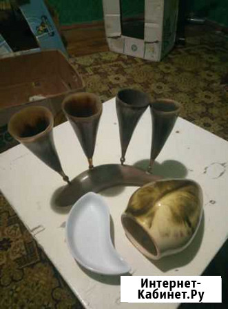 Рюмки из рожек СССР Ставрополь - изображение 1