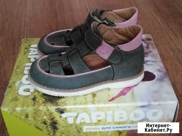 Кожаные сандалии Tapiboo р.26 Омск - изображение 1