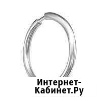 Серебряные серьги кольцо пирсинг в нос Курск - изображение 1