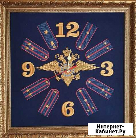 Часы с символикой мвд, фсб, скр, мо, Прок. погоны Иваново - изображение 1