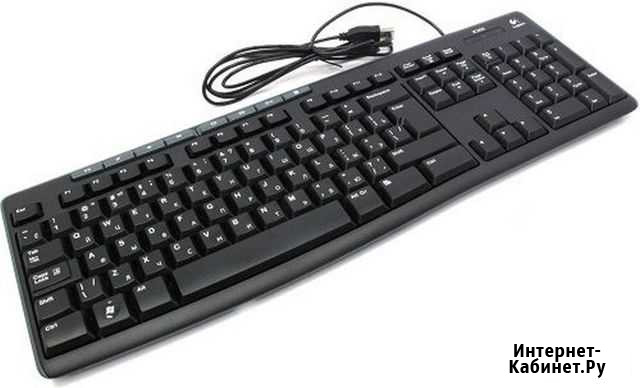 Клавиатура Logitech Keyboard Media K200 USB Ret Старый Оскол - изображение 1