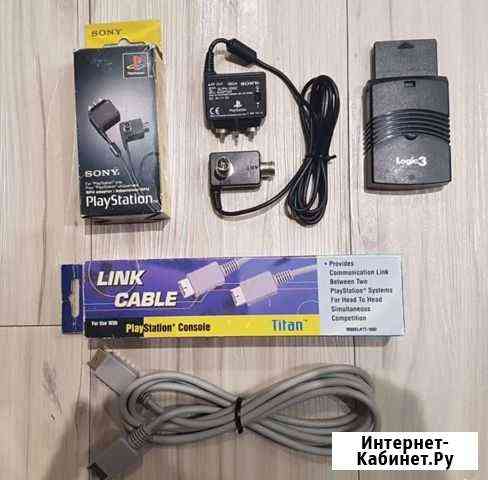 PS1 - PS2: CunCon, RF модулятор, Link Cable Новосибирск