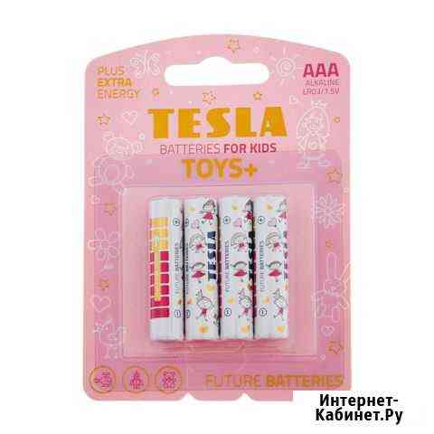 Батарейки tesla AAA toys girl Alkaline (LR03/блист Старый Оскол