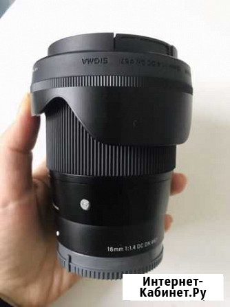 Sigma 16mm f 1.4 sony e (как новый) Уфа - изображение 1