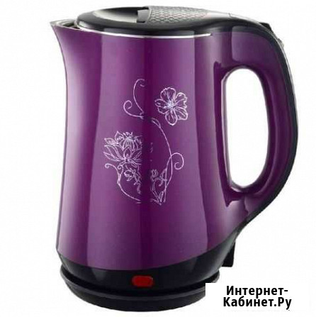 Чайник Добрыня DO-1244, 1.8 л, 2000 Вт, фиолетов Омск - изображение 1