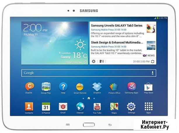 Планшет Samsung Galaxy Tab 3 (белый) 10.1 P5200 Йошкар-Ола - изображение 1