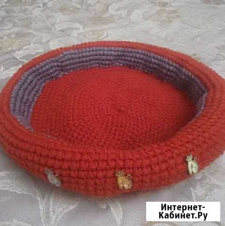 Корзина лежак для кошки, кота, собаки. Ручная рабо Мытищи - изображение 1