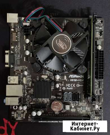 Материнская плата Asrock H81M-VG4 R. 2.02 Socket L Волгоград - изображение 1