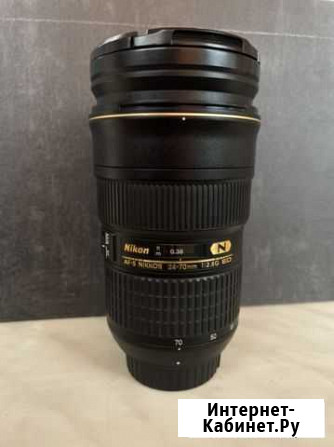 Объектив nikon 24 70 f2.8 ed vr Ивантеевка - изображение 1
