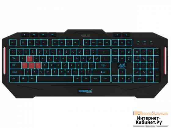 Клавиатура проводная Asus Cerberus mkii черный нов Красноярск