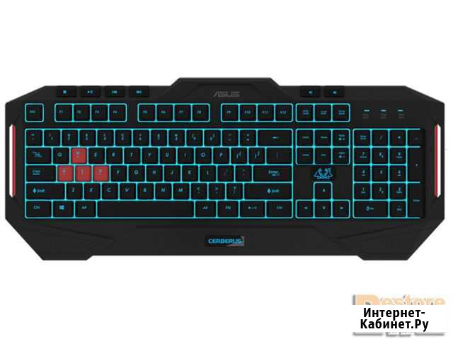 Клавиатура проводная Asus Cerberus mkii черный нов Красноярск - изображение 1