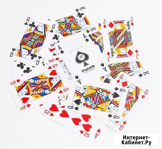 Пластиковые игральные карты 54шт Poker в футляре Нижний Новгород - изображение 1