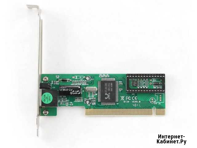 Сетевой адаптер Ethernet Gembird NIC-R1 100/10 PCI Старый Оскол - изображение 1