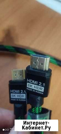 Кабель Hdmi 2.1 4k 144hz 2 метра Черкизово - изображение 1