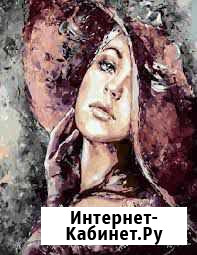 Картины по номерам Paintboy Девушка в шляпе 40*50 Новосибирск - изображение 1