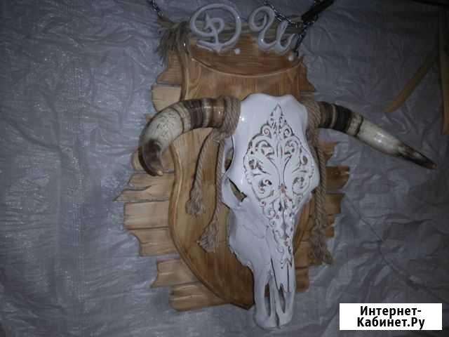 Череп резной Калуга - изображение 1