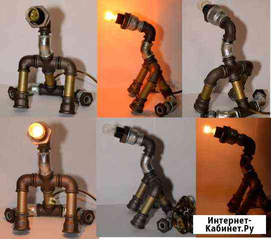 Loft лампа Dog лофт стиль светильник на подарок Омск