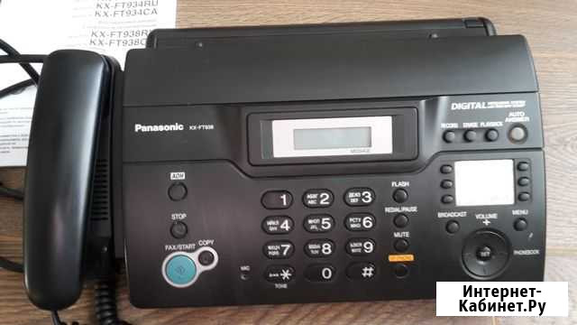 Телефон - факс Panasonic KX-FT938RU Лобня - изображение 1