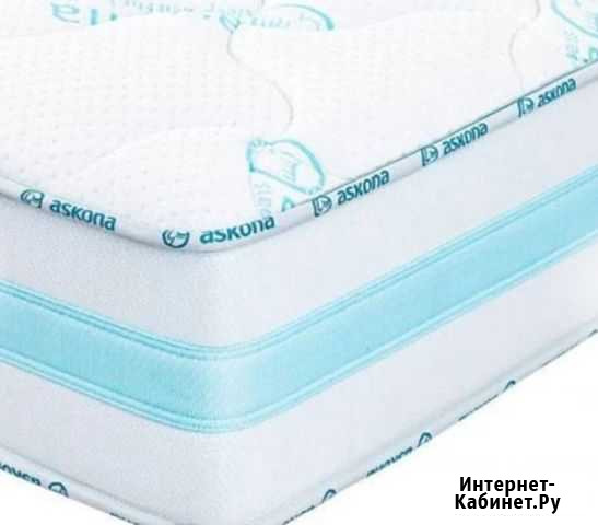Матрас ортопедический 160х200 бу Askona Original D Гатчина - изображение 1