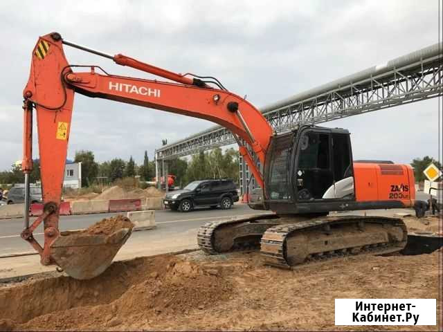 Аренда экскаватора Hitachi 200 (щипцы, ковш,мульче Тюмень - изображение 1