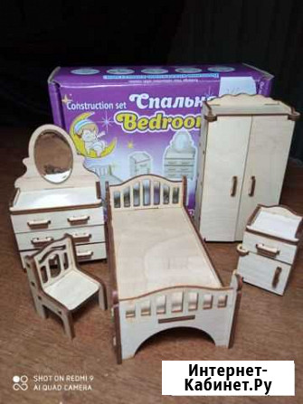 Набор мебели Спальня в кукольный домик Оренбург - изображение 1