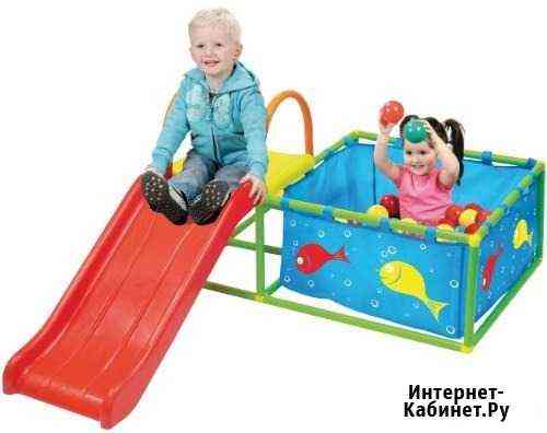 Горка и бассейн с яркими шариками семицветик Псков