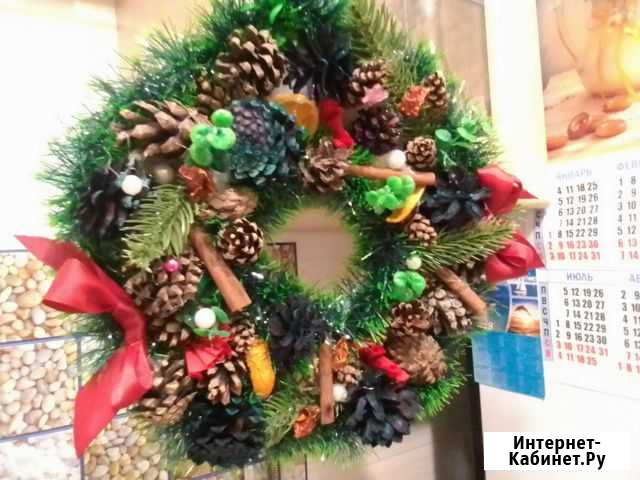Поделка в садик или рождественский венок Астрахань - изображение 1