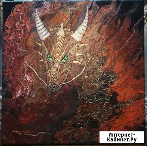 Дракон. холст акрил Тула - изображение 1
