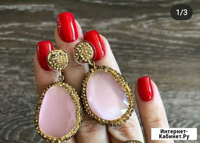 Серьги из натуральных горных кварцев Симферополь - изображение 1
