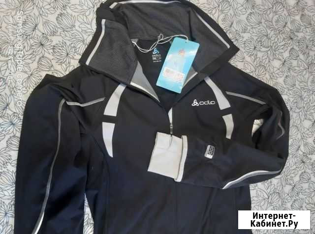Лыжная Разминочная куртка odlo разм 42-44 S 170см Казань - изображение 1