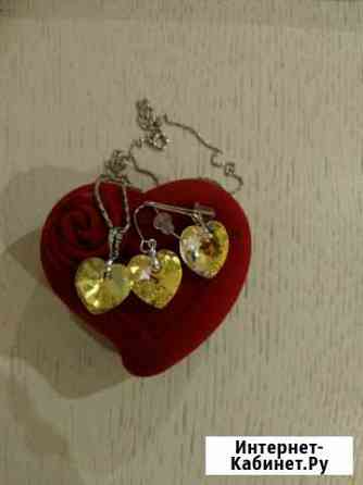 Колье и сережки Сваровски Владимир