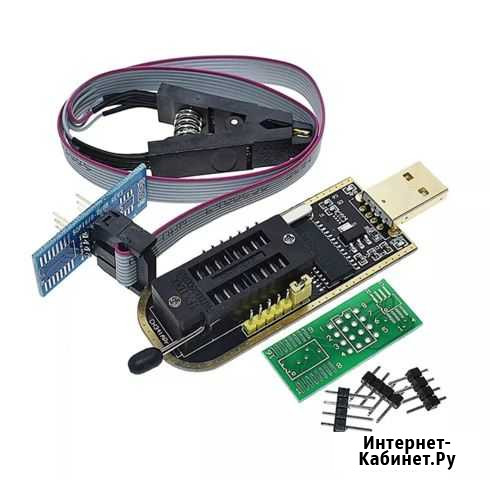 USB-программатор CH341A для 24-25 серий + Зажим (п Ейск - изображение 1