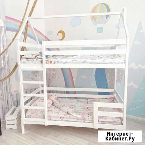 Детская двухъярусная кровать Сыктывкар - изображение 1