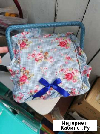 Корзина для шитья (ниток). Ручная работа Киров - изображение 1